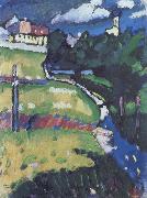 Wassily Kandinsky Templom Murnauban USA oil painting artist